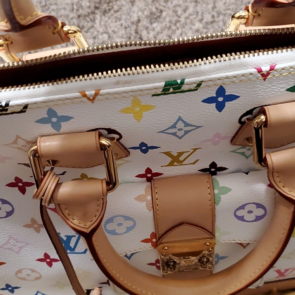 Louis vuitton multicolor white monogram alma - Picture 12 of 15